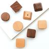 WV Nordic Minimalistyczny lite drewno naturalny kolor drzwi szafki szuflady garderoby uchwyt okrągły na jeden otwór do przechowywania w kuchni