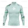 Ανδρικό UPF 50 Μακρυμάνικο Rash Guard για Surfing, Κολύμπι, Κατάδυση, Γρήγορο Στέγνωμα, Αντηλιακό Μπλουζάκι