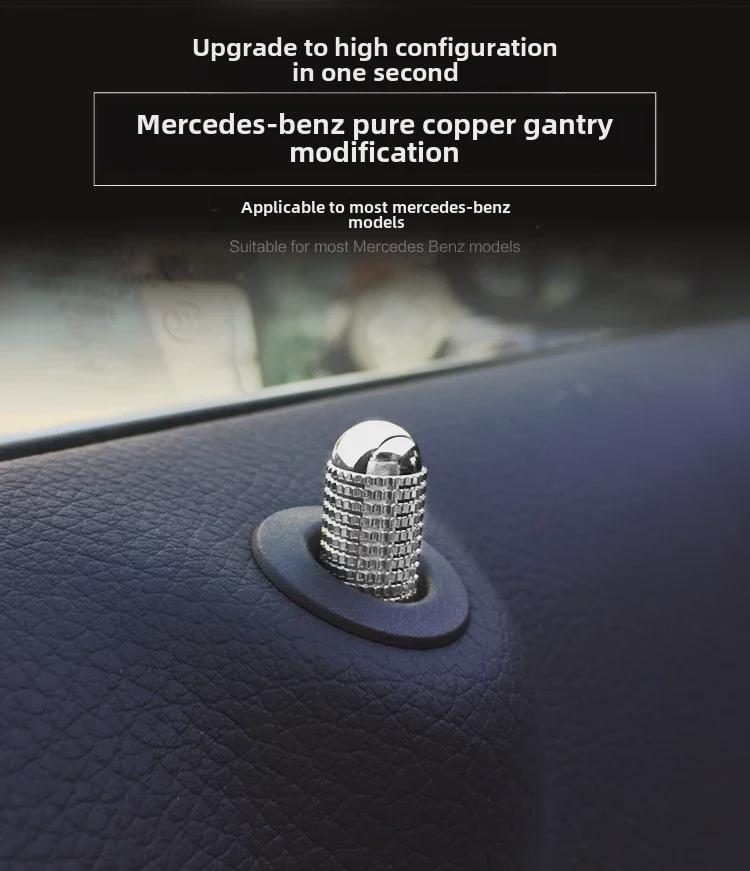 Mercedes-Benz Aluminium Dörrlås för GLC/C/GLA/A/E/CLA/GLE Interiöruppgradering