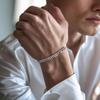 Silver Bracelet Full Diamond 4.5 As a Gift Elegant