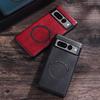 Luxury Leather Wireless Charge Magnetic Case For Google Pixel 5 6 7 8 9 Pro 6A 7A 8A 9XL Shockproof Magsafe Holster Back Cover