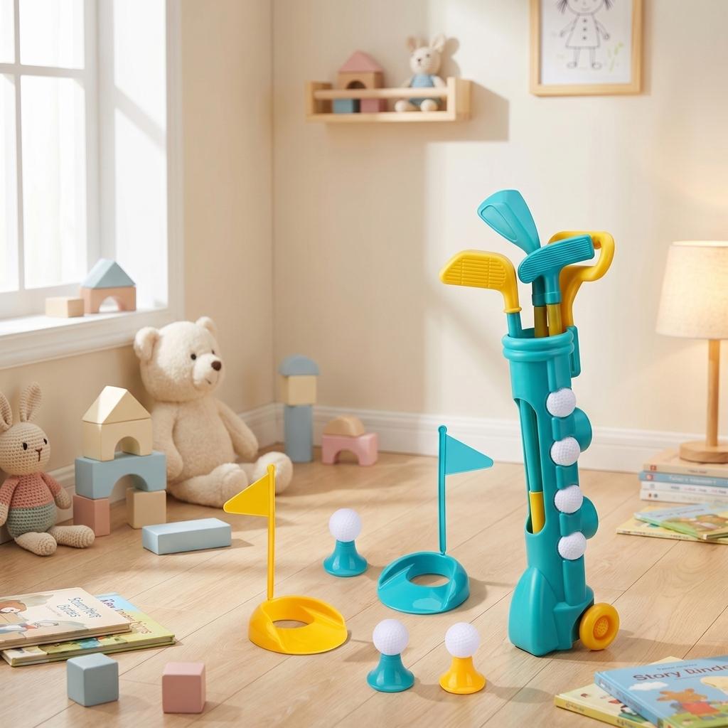 Parentchild Interactive Outdoor Children's Golf Club Set Toy