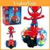 Colorful 360 Rotating Spiderman Stunt Scooter With Music And Light For Kids Fun