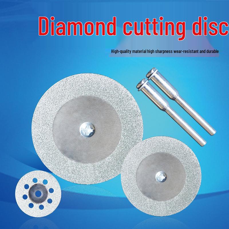 Diamond Cutting Disc for Jade, Glass, and Stone - Mini Electric Grinder Blade for Grout and Seam Cleaning