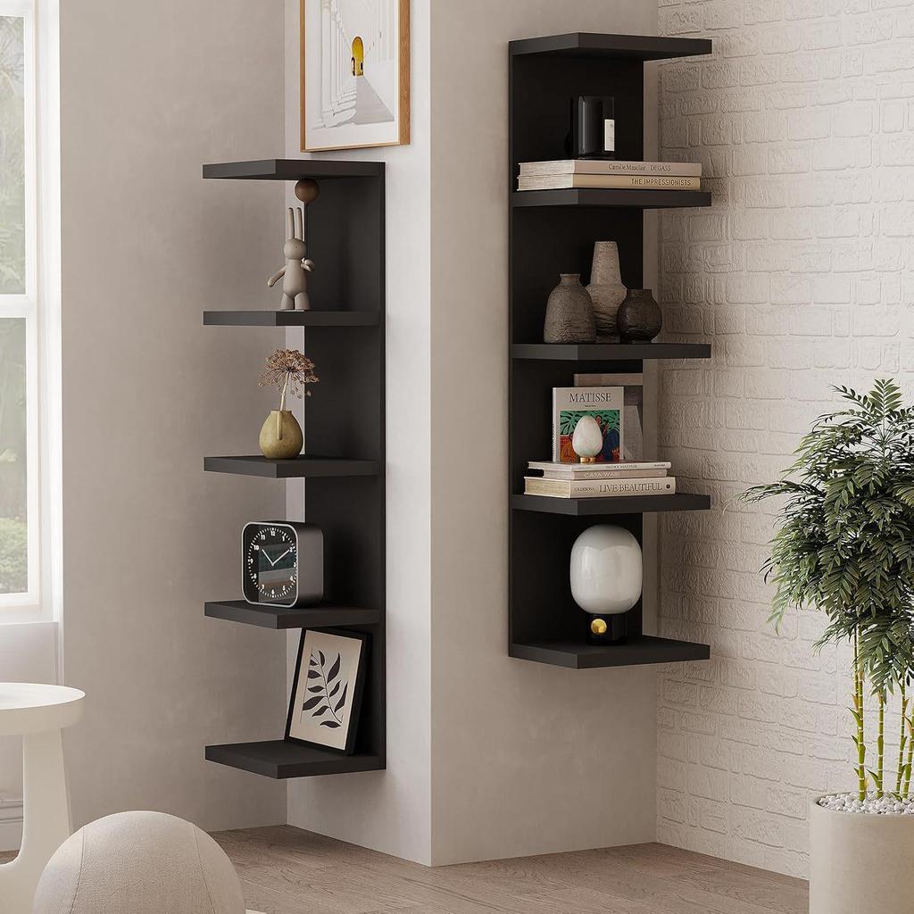 Wall-Mounted Multi-Layer Storage & Display Shelf