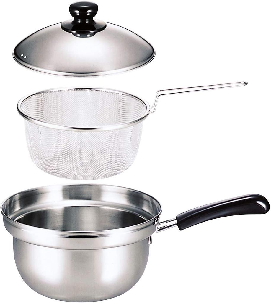 Shimomura Planning Pot Boiled Master med dørslag 20cm i Kompatibel med åpen ild og IH Leveres med dørslag for å drenere vann. Nudler ikke