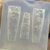 Professional Silicone Nail Mold Flower Accent Design Flexible Reusable Manicure Crafting Tool For Salon Home Use