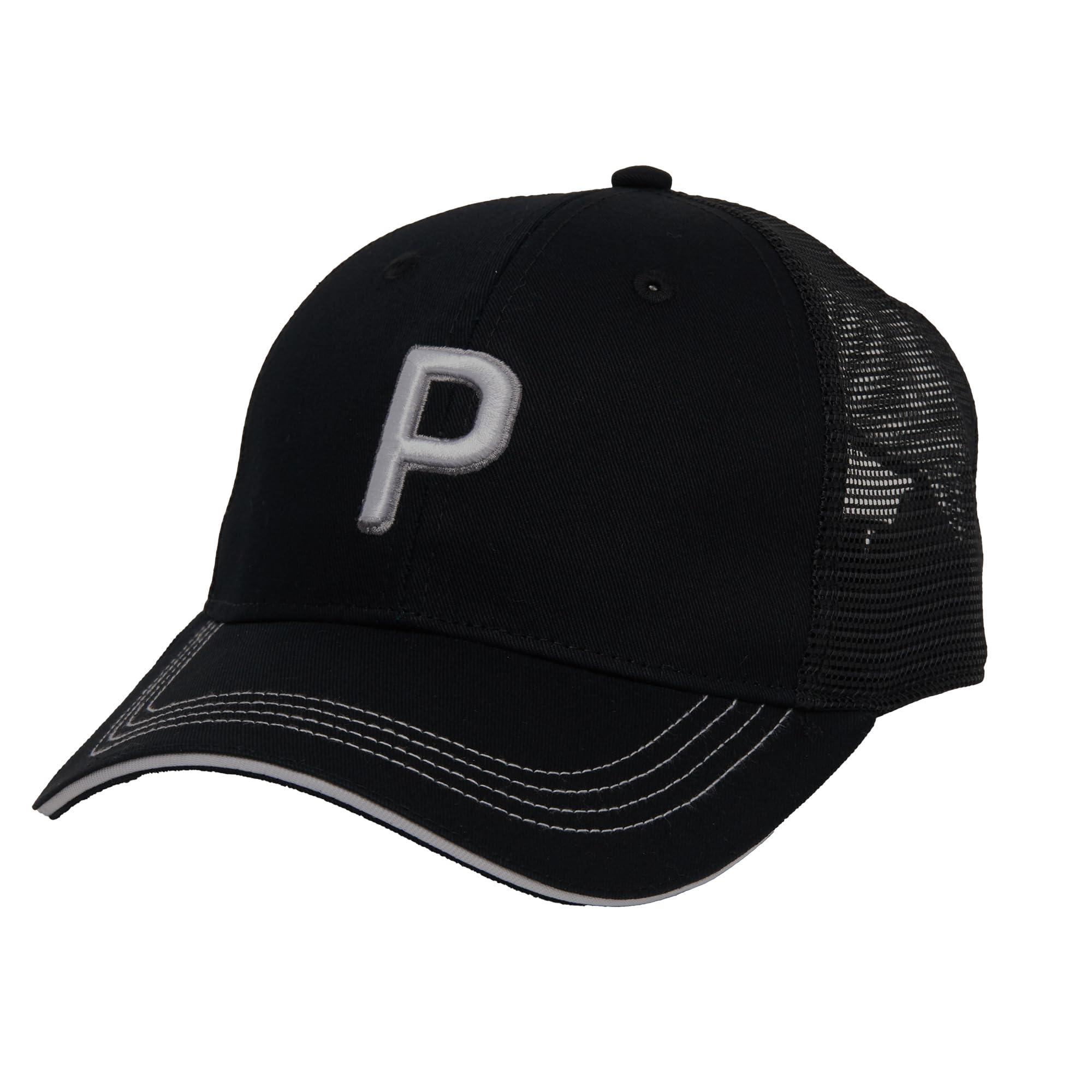 

Golf Cap Golf P Front P Logo Tracker Puma Black [PUMA] [PUMA GOLF] Cap/025771 Men s