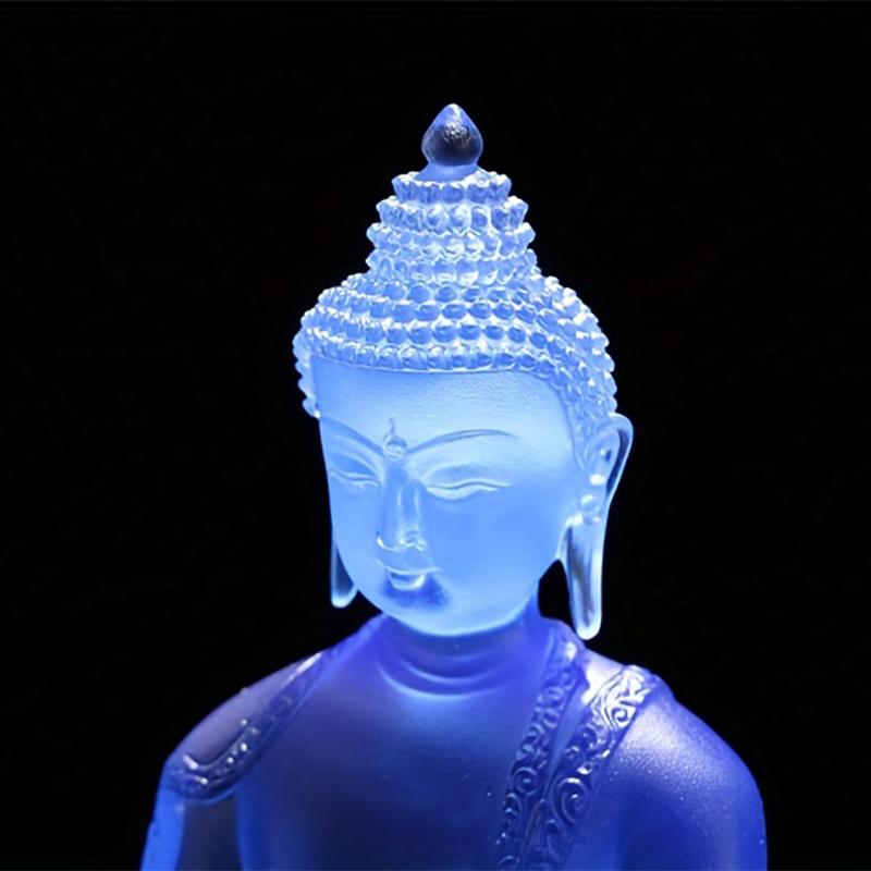 1 Pc Buddha Statue Ornament, Symbolizing Good Luck, Good Health, Resin Handicraft Statue, Chinese Tantric Medicine Master Buddha