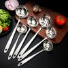 Stainless Steel Long Handle Spoon Colander Soup Spoons Hot Pot Scoop Cooking Utensils  For Hot Pot Home Kitchen Tableware