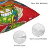 SuperThings Cartoon Square Pillow Covers Polyester Couch Super Zings Kindergarten Cushion Cover Cool Decor Pillowcase 40*40