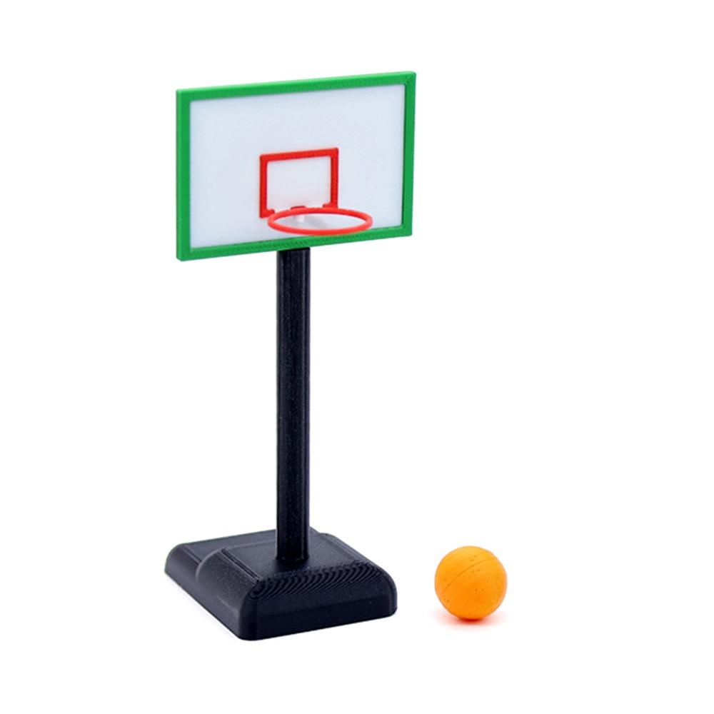 1/12 Doll Basketball Hoop Scene Model Mini Ping Pong Table Funny Doll House Sport Equipment  Gift