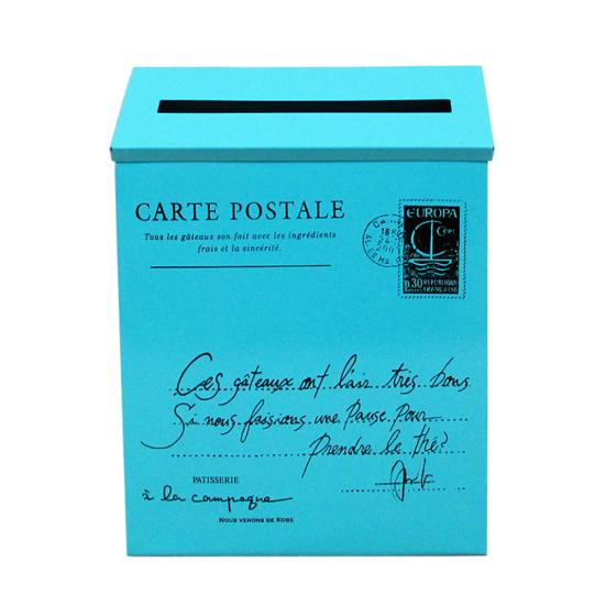 Retro Metal Wall Mounted Mailbox Bucket Newspaper Letter Box Post Garden Decor