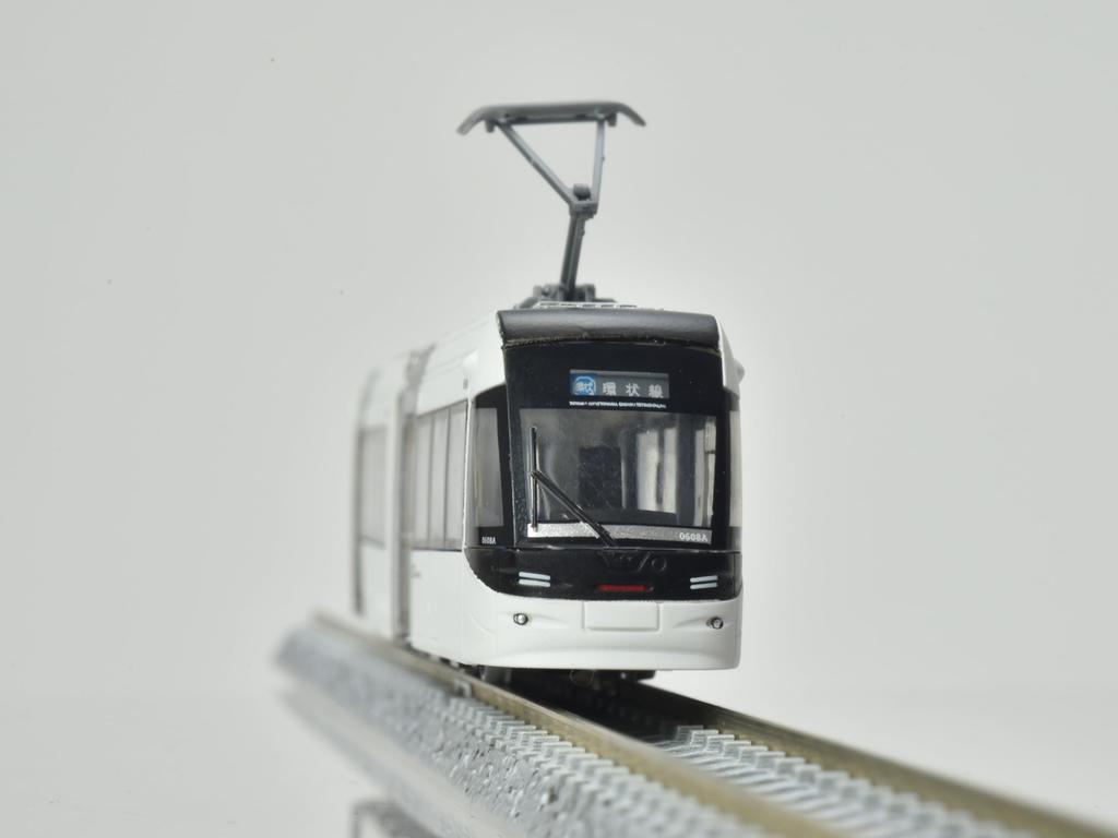 TOMYTEC Railway Collection Tetsuro Toyama Chiho Railway 0600 Series Train (LRT) No. 0608 Diorama Supplies