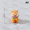 2026 New Year Figurines Miniatures Cartoon Lucky Horse Micro Landscape Car Interior Home Desk Ornaments Room Decor Gift
