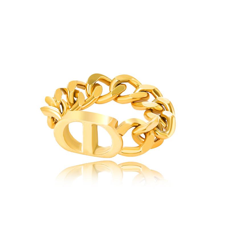 

Европейский и американский дизайн от известных брендов, ювелирный набор из титановой стали, CD-ожерелье, кольцо, классический ювелирный набор из трех предметов