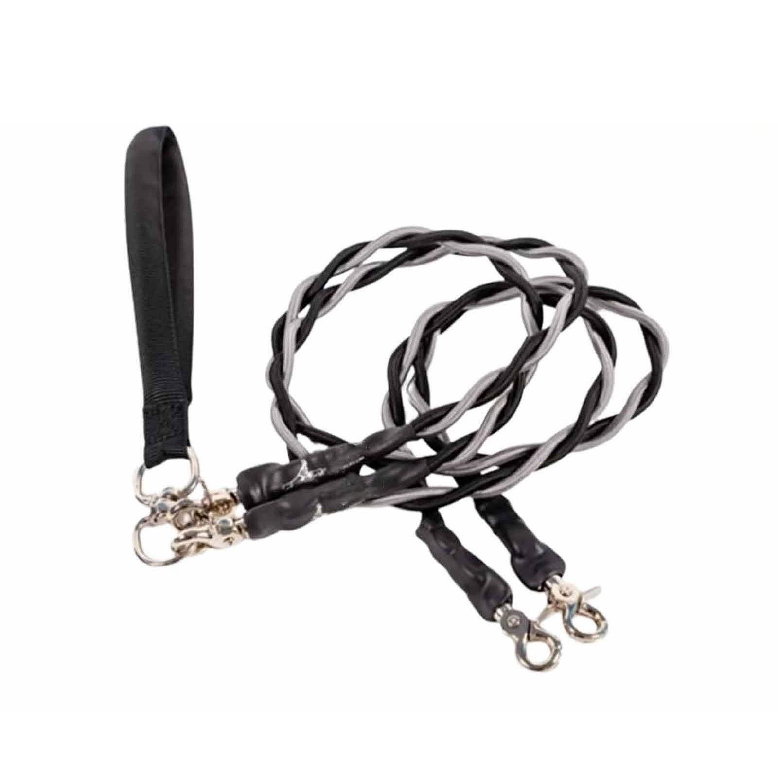 

Поводок для домашней собаки, регулируемая длина, для выгула и тренировки One Size белый