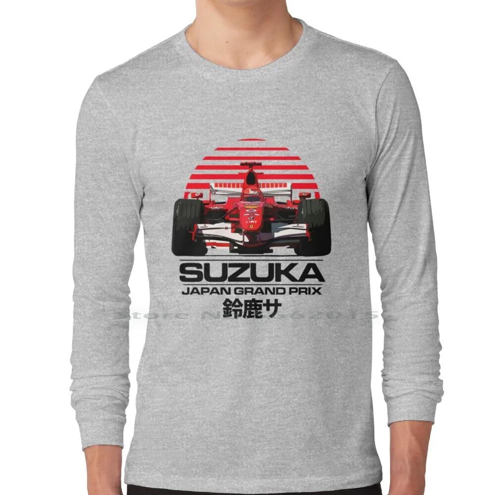 Michael Schumacher Suzuka Japonská Grand Prix Tričko 100% Bavlna Závodní Jezdec Michael Schumacher Schumacher F2002 Závodní