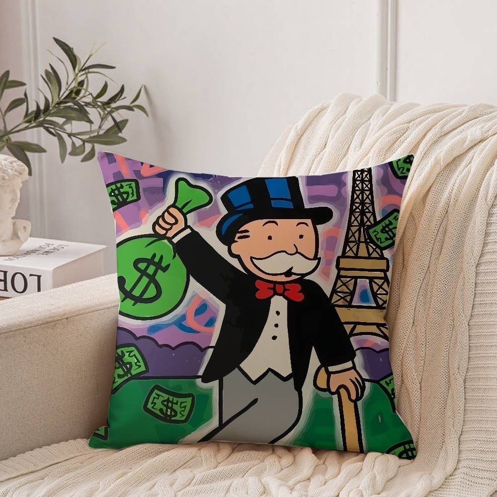 Game M-MonopolyS Pillow Case Home Decor Throw For Sofa Bed Car Room Decor Gift Idea