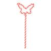 Christmas Decoration Supplies Creative Candy Cane Pendant Red And Green Lollipop Pendant Pentacle Christmas Tree Cuttings
