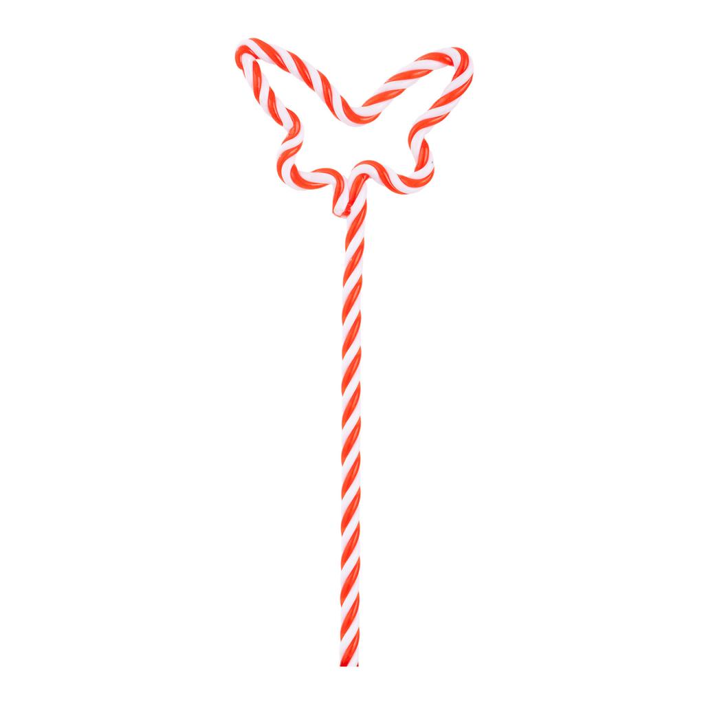 Christmas Decoration Supplies Creative Candy Cane Pendant Red And Green Lollipop Pendant Pentacle Christmas Tree Cuttings