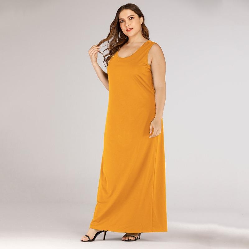 Летние повседневные платья без рукавов для женщин — фото 8