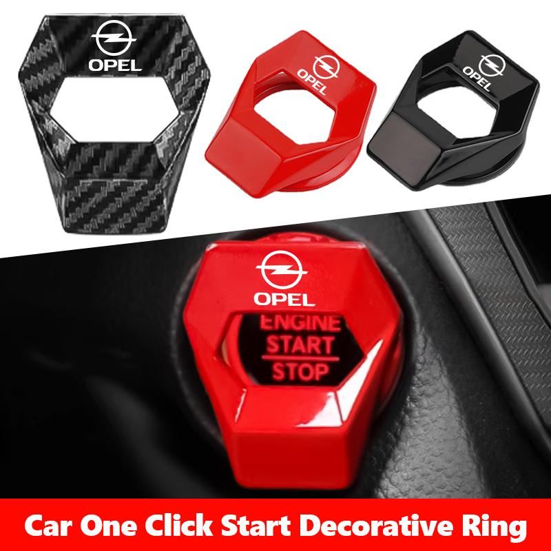 Car Ignition Button Cover Anti-Scratch Push Start Button Decor For Opel ADAM ASTRA J K CORSA E INSIGNIA MOKKA VIVA Meriva