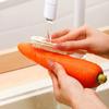 Cleaning Brush Soft Dense Bristles Easy To Rinse Versatile Drainer Household Scrubber Fruits Vegetables Dirt Removal Hanging Hole Cleaning Scrubber