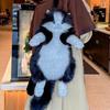 Simulated Cow Cat Backpack Cute Doll Plush Toys Girl Friend A Birthday Present Cartoon Unisex Bag School Travel Backpack