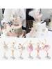Μπαλαρίνα 6 τεμαχίων Miniature Figurine Ballet Dancer Cake Topper για DIY διακόσμηση τούρτας Αξεσουάρ διακόσμησης για πάρτι γενεθλίων
