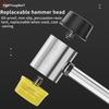 Rubber Mallet, Dual Head Soft Hammer, Insulated Detachable Handle for DIY & Home Tools,20/25/30/35/40mm