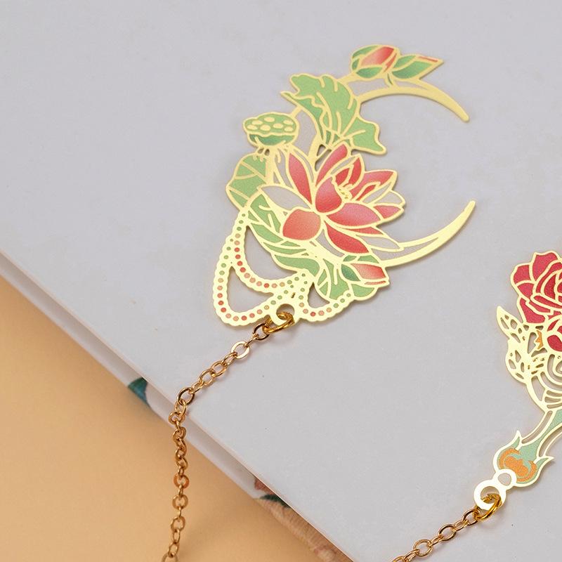 Book Marks Vintage Book Clip Metal Bookmark Creative Tassel Bookmark For Office Supplies Reading Supplies Gift Item