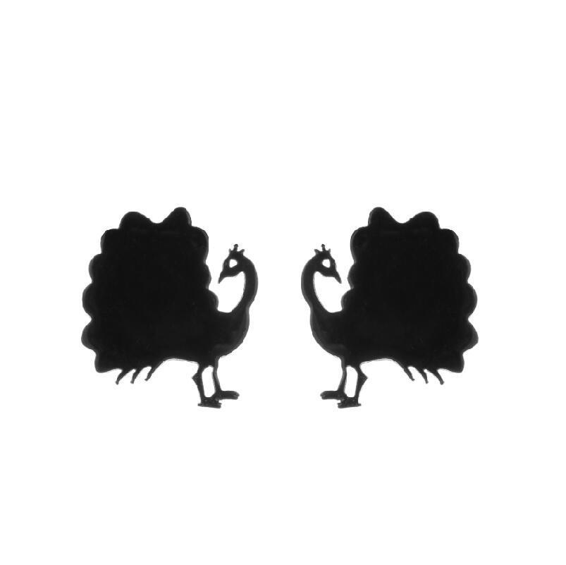 Edelstahl Niedliche Tier Ohrringe: Weihnachtsreh, Hund, Katze, Eichhörnchen, Igel, Dinosaurier