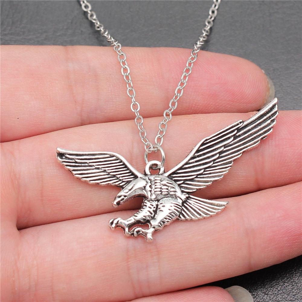 Owl Eagle Necklace On The Neck 43cm Chain Female Jewellery Mother's Day Ethnic Supplies