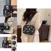 Trendy Vintage Skull Pattern Small Square Bag For Autumn 2024 Chic Korean Style