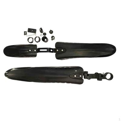 3Piece Bike Mudguard Set 360Degree Adjustable Road Mud Guard Thickened Flexible