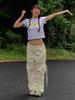 Laengaenlu Terni Ribbon Shirring Pants_Light Yellow