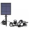 Upgraded RGB Submersible Solar Garden Spotlights (5-Pack)