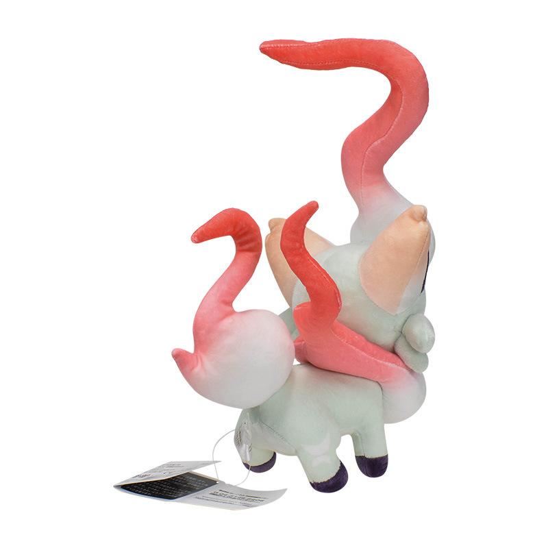 Pokemon Plush Zorua Evolution Zoroark Toy Cute Cartoon Image Red Blue Stuffed Doll Gifts for Kids
