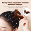 Point Massage Meridian Massage Comb Scalp Relax Sandalwood Hair Comb  Face Eye