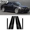 6PCS Window Trim Cover BC Column Sticker For BMW 5 Series E60 E61 Sedan 04-10 Polished Pillar Posts Gloss Black Styling Strip