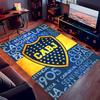 1pc Club Atlético Boca Juniors Print Area Rug - Soft,Washable Non-Slip Indoor Mat for Office Chairs,Living Room,Home Office Decorative Rug