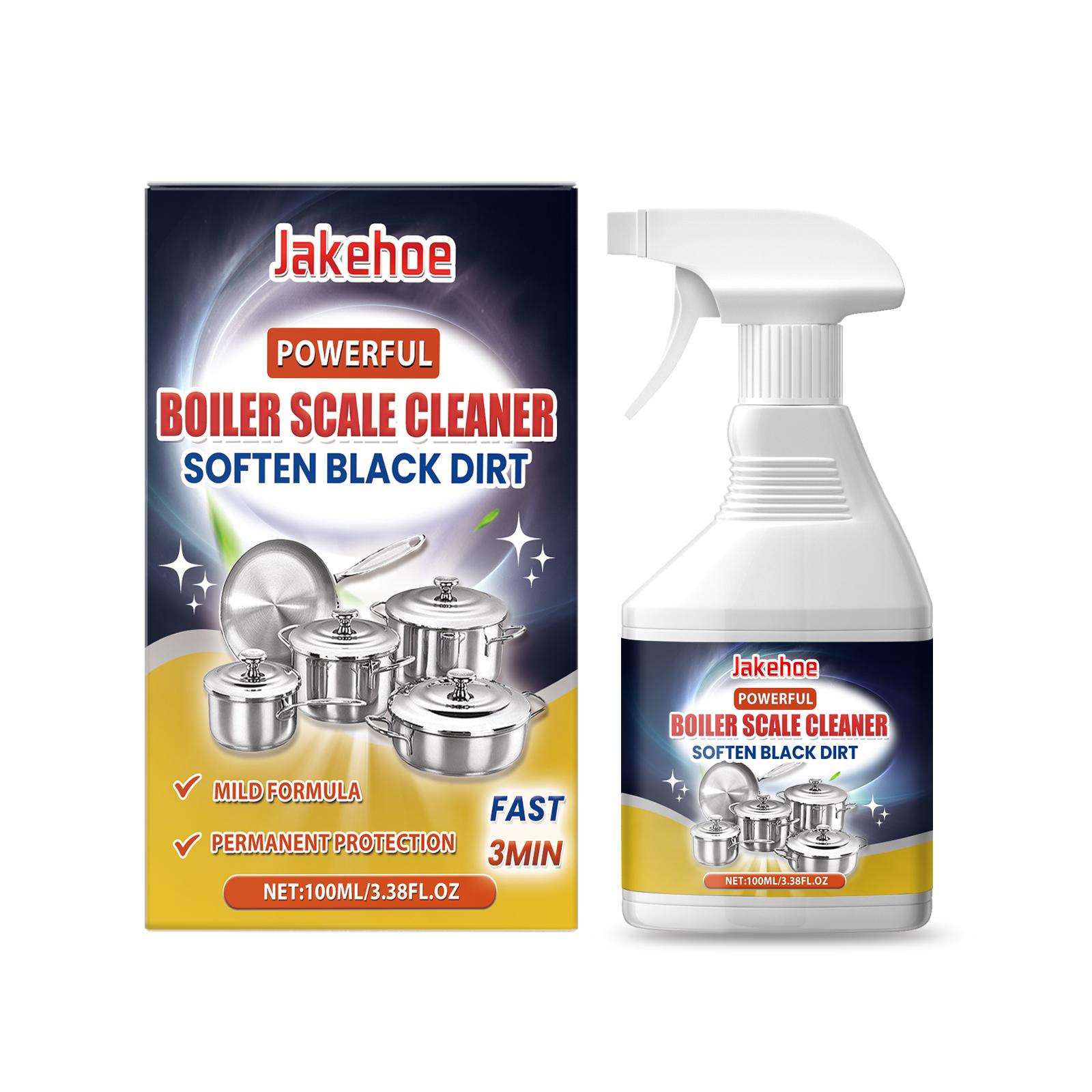 

Jakehoe Burnt Residue Remover Spray for Pots Pans Stove Heavy Duty Black Stain Grease Cleaner Kitchen Degreaser 100ml Non Toxic 1PC