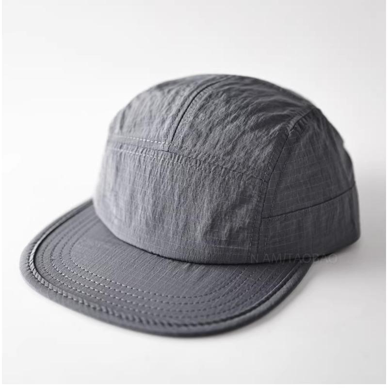 Thin Quick-drying Solid Plaid Soft-brimmed Baseball Caps for Men and Women Summer Leisure Sunscreen Versatile Hip-hop Hat