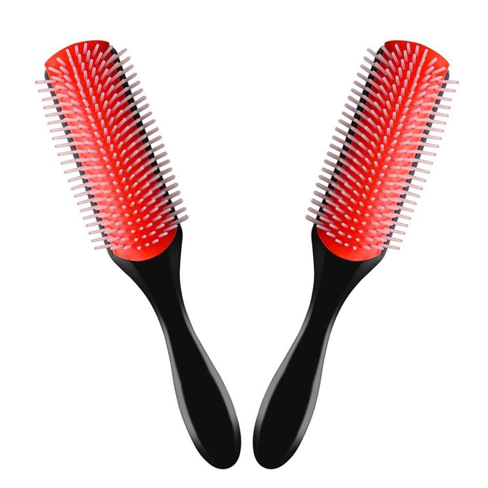 

2 шт., горячая Распродажа, мужской массажный инструмент, расческа для укладки волос, классическая 9-рядная щетка для волос
