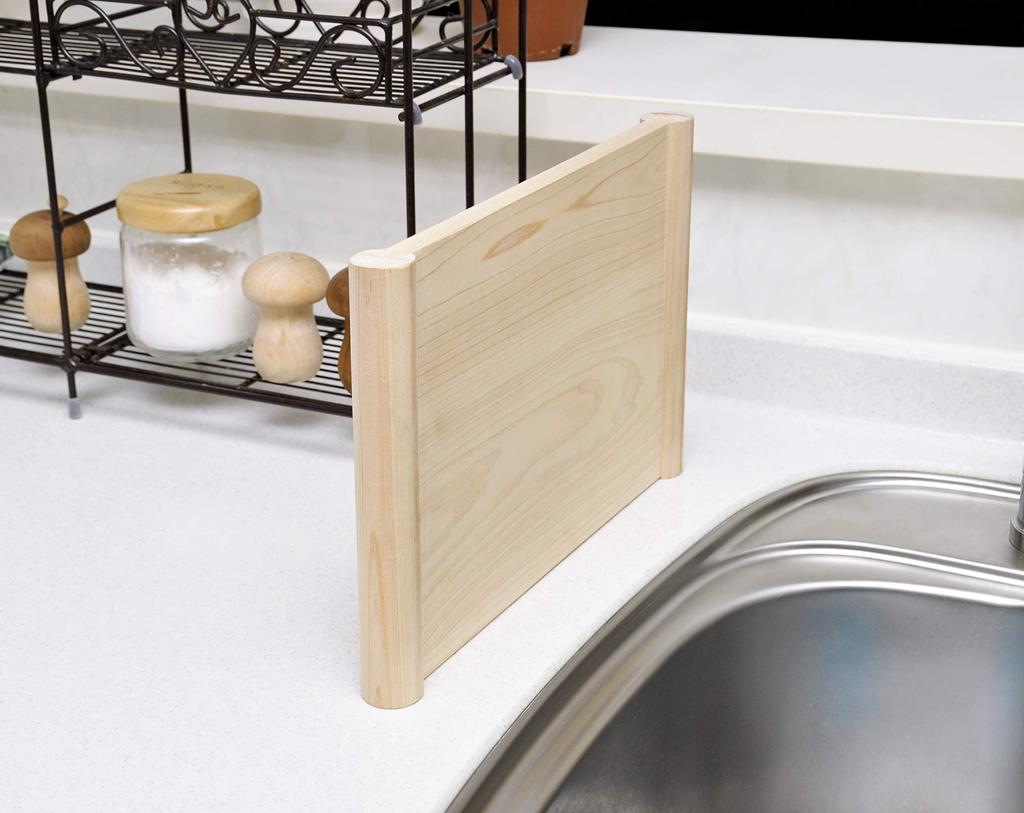 Sakai Sangyo Hinoki Floating Double-Sided Cutting Board (33.5cm) - Cooking Utensil, Hinoki Wood, Kitchenware, Clean, Does Not Stick To Countertop, Usa