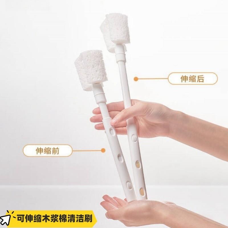 Pp Wood And Pulp Sponge Cup Brush For Home And Cleaning Kitchen