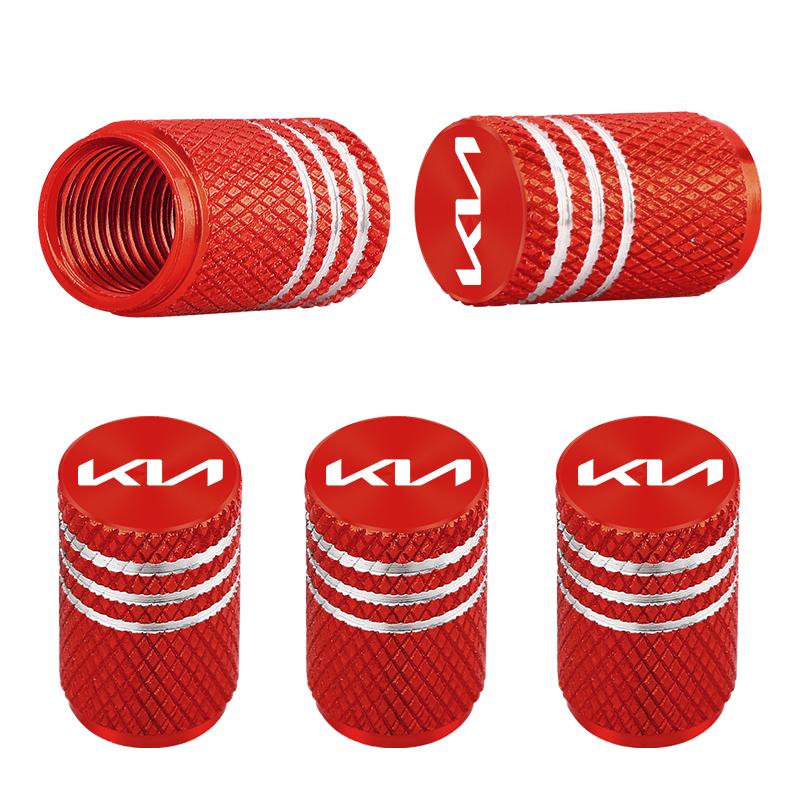 5pcs Car Badges Metal Wheel Tire Valve Cap Covers Auto Accessories For Kia Rio Ceed Sportage Cerato Soul Sorento Picanto Optima xkbn81