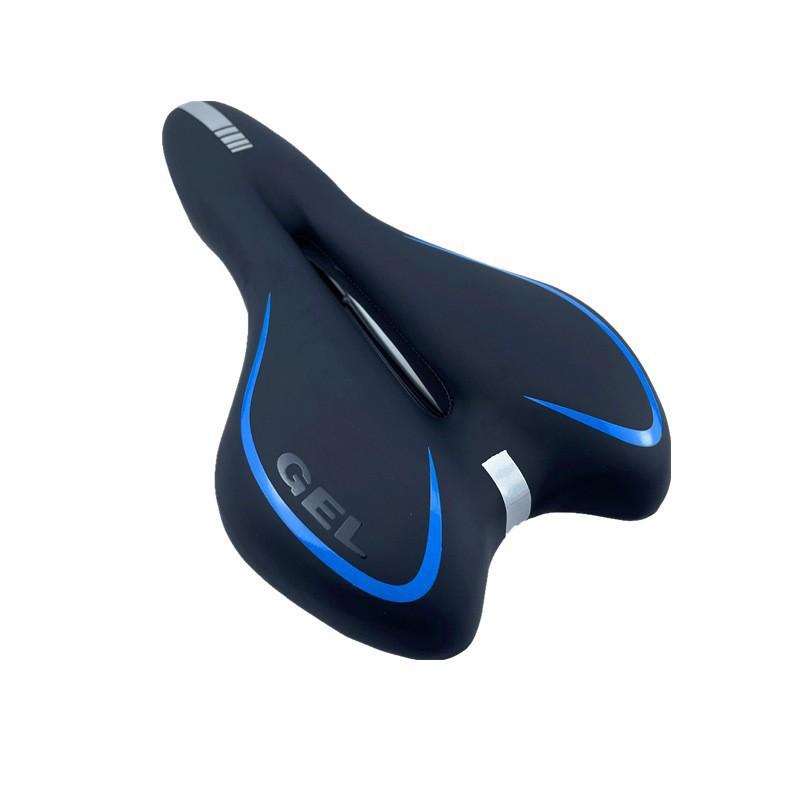 Mountain Bike Saddle Thickened Soft Silicone Bicycle Seat Cushion Comfortable Replacement Pad for Road Bike Fixed Gear Cycling