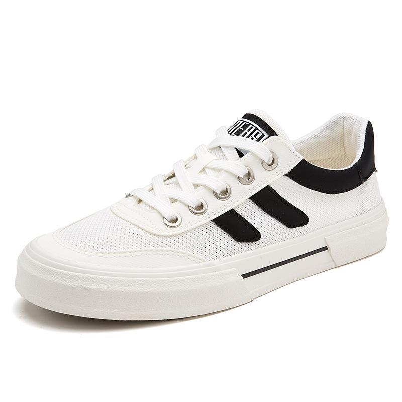 Neue Sommer Herrenschuhe Trendig, Modisch, Vielseitig und Bequem Mesh Atmungsaktiv Low Top Flache Sohle Freizeitschuhe